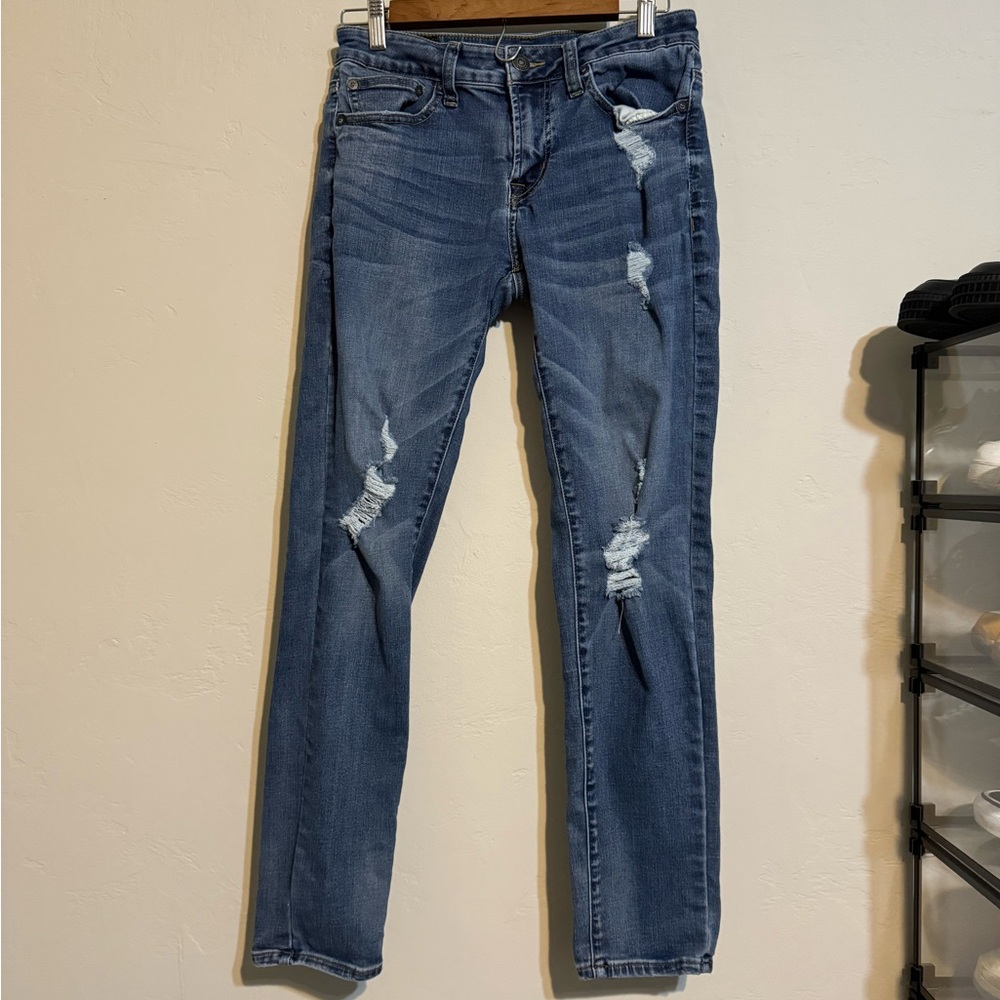American Eagle Outfitters (AEO) Blue Extreme Flex Jeans (29x30)